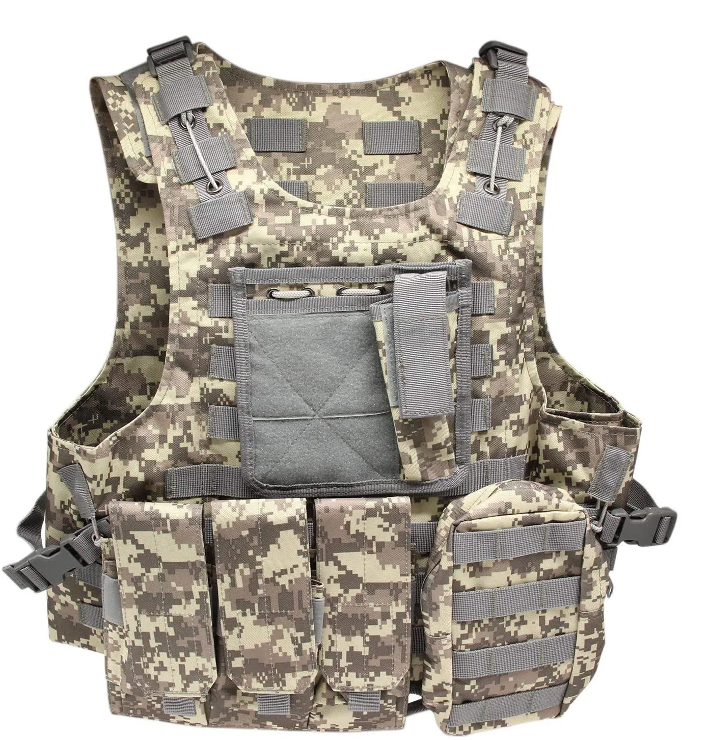 Premium OEM ODM custom outdoor Adjustable Modular camo tactical club tactical vest