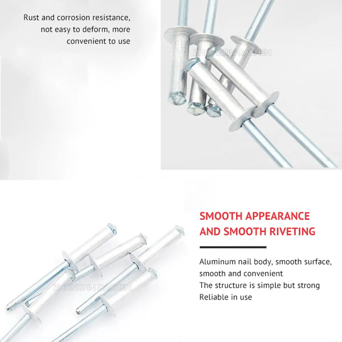 Customizable Products Peel Type Flower Head Aluminium Steel Pop Rivet