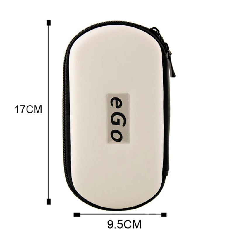 Оптовая продажа индивидуальный жесткий кожаный чехол на молнии для электронной сигареты eGo