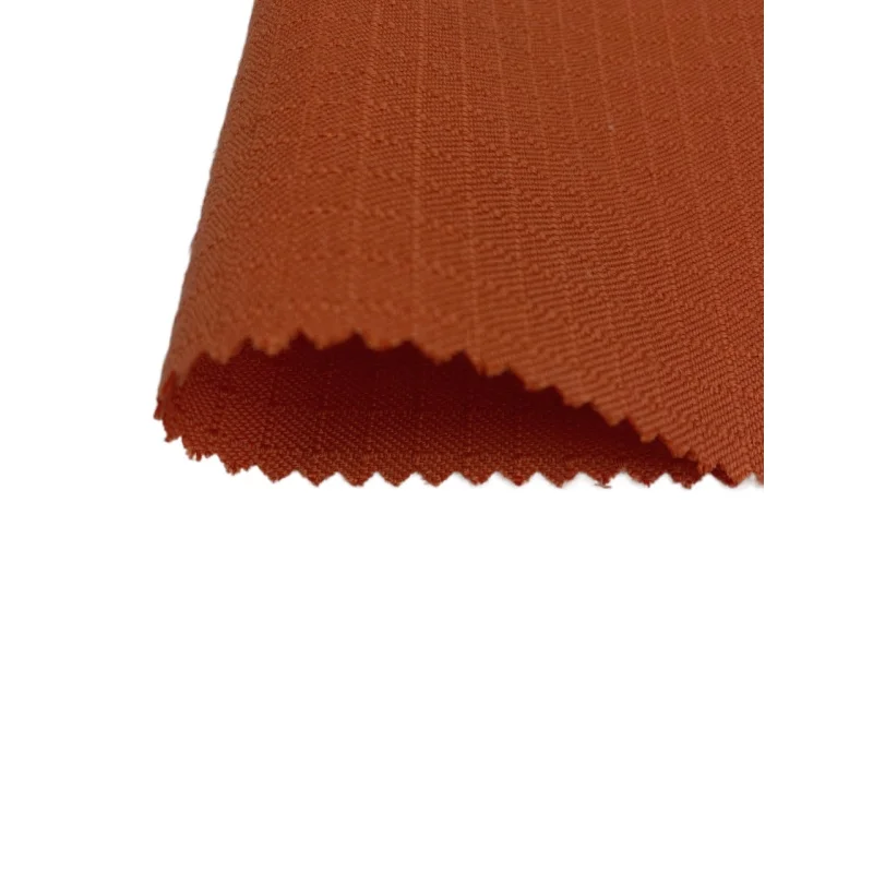 Оранжевая ткань ripstop 93% meta aramid 5% para 2% антистатическая Арамид