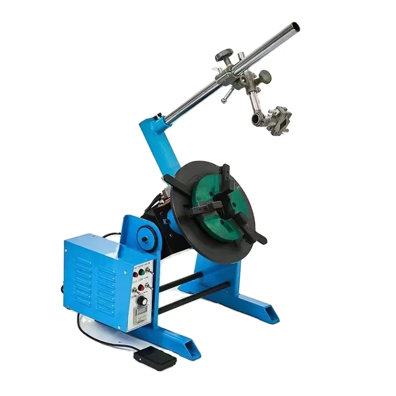 Small Welding Positioner / Welding rotary table For Welding Pipe Flange 30KG