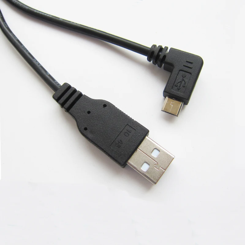 To Right Angle Micro Usb Charging Extension Cable Hot Sell Micro Usb 2.0 Data Charging 3M Cable,custom USB a Male PVC Black JS