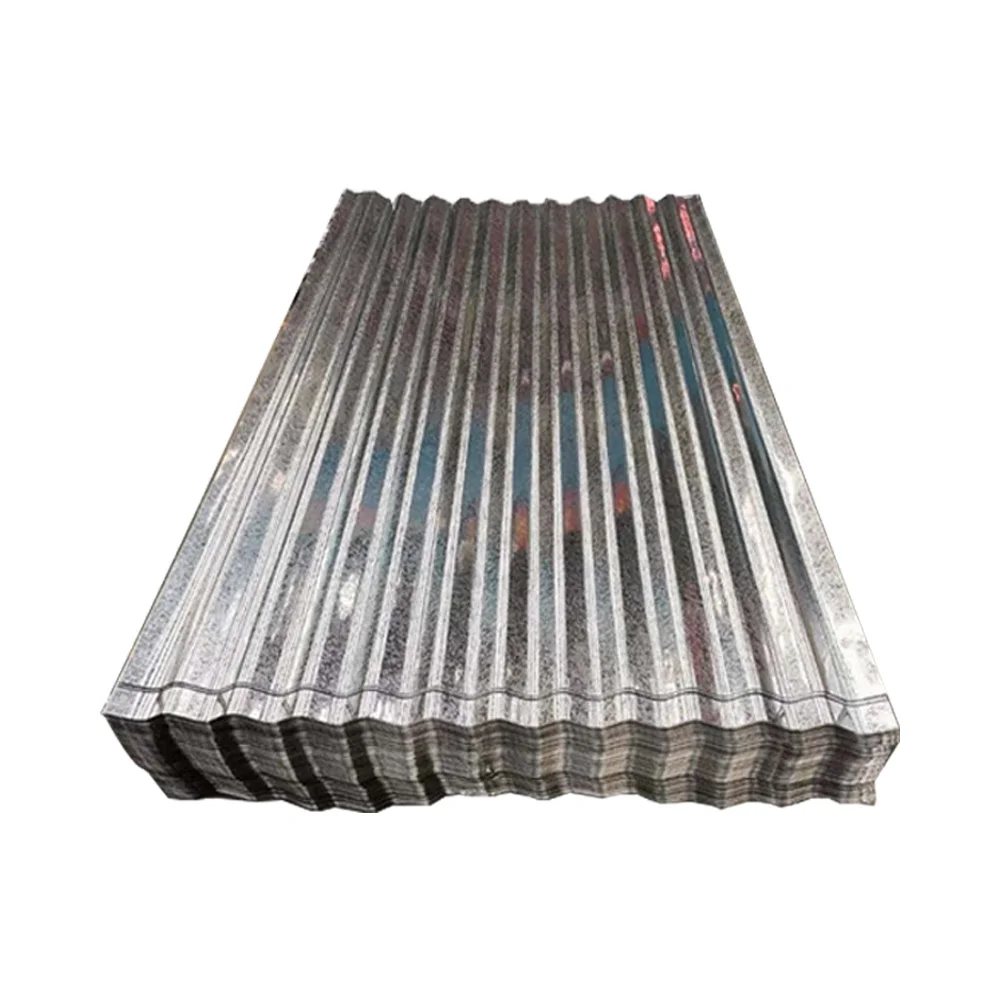 0.6mm  0.7mm 0.8mm Zinc Coated Corrugated Roofing Iron Gi Sheet Thickness 22 gauge Corrugated Galvanized Steel Roof Sheet