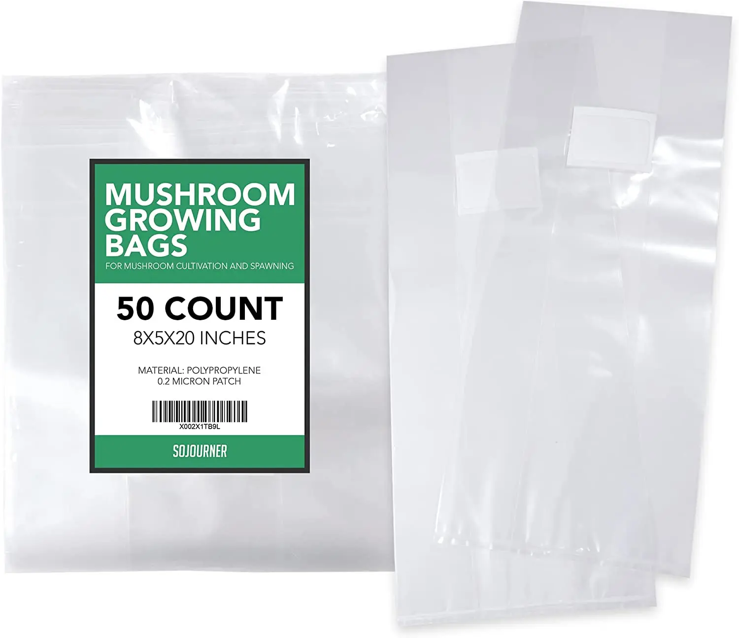 Heavy Duty 6mil Thick High temperature And Pressure Resistance Shiitake Polypropylene Mushroom Plastic grow Bag With Filter