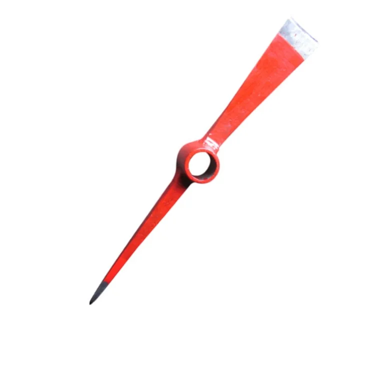 P402 pickaxe Garden Agriculture pickaxe Tools Digging Forged Dropped Railway Round Hole Steel Mattock pickaxe