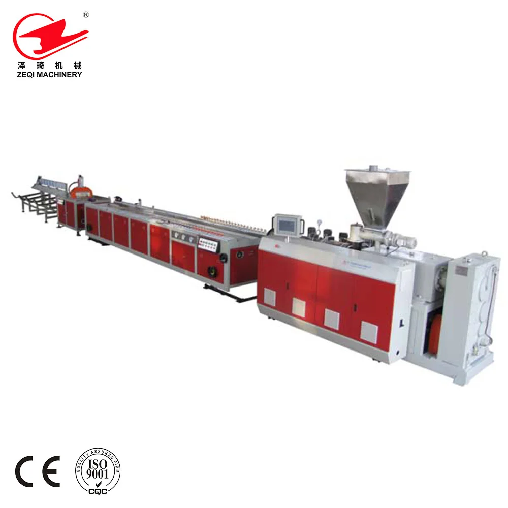 WPC Co-extrusion Profile Machine, WPC(PE) Profile Extrusion Line,wood Plastic Composite Profile Extrusion Machine