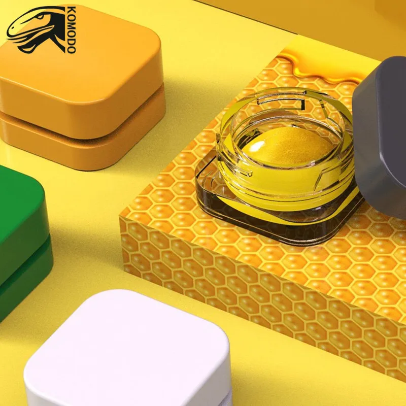 Komodo 5ml glass jar container with child proof for Thick Oil