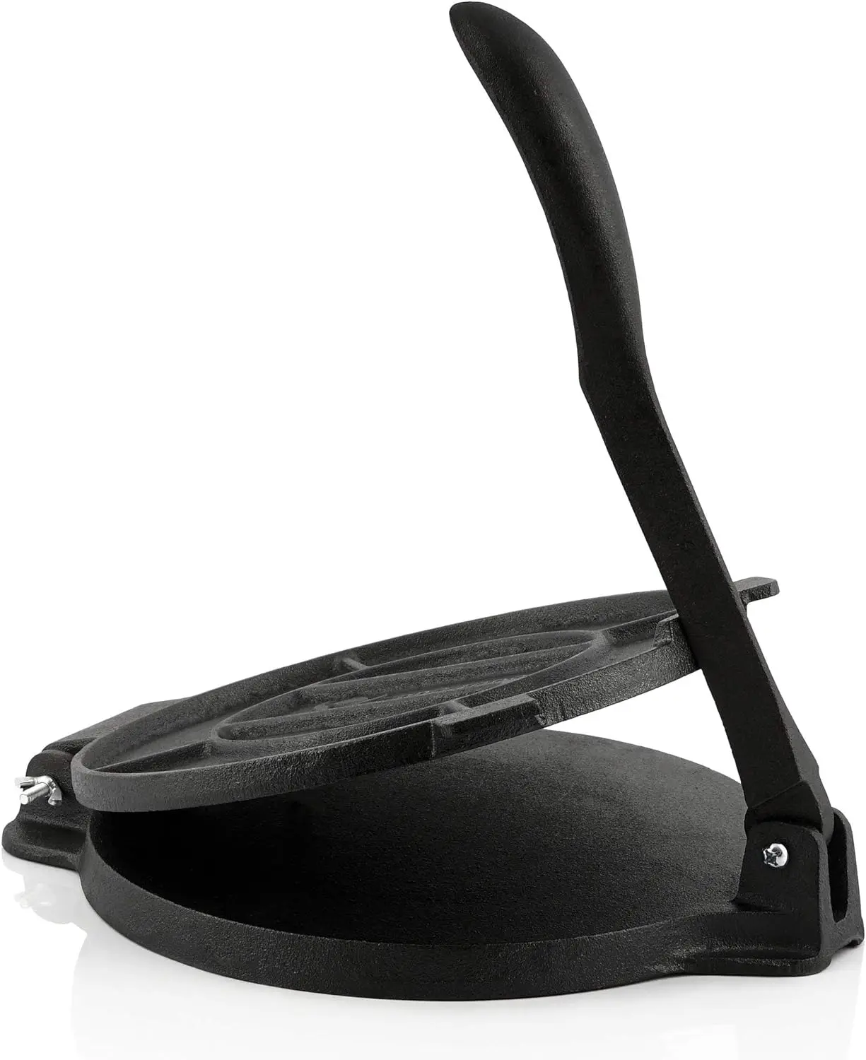 Kitchen Heavy Duty Manual Corn Flour Press Pre-seasoned Cast Iron Taco Tortilla Press