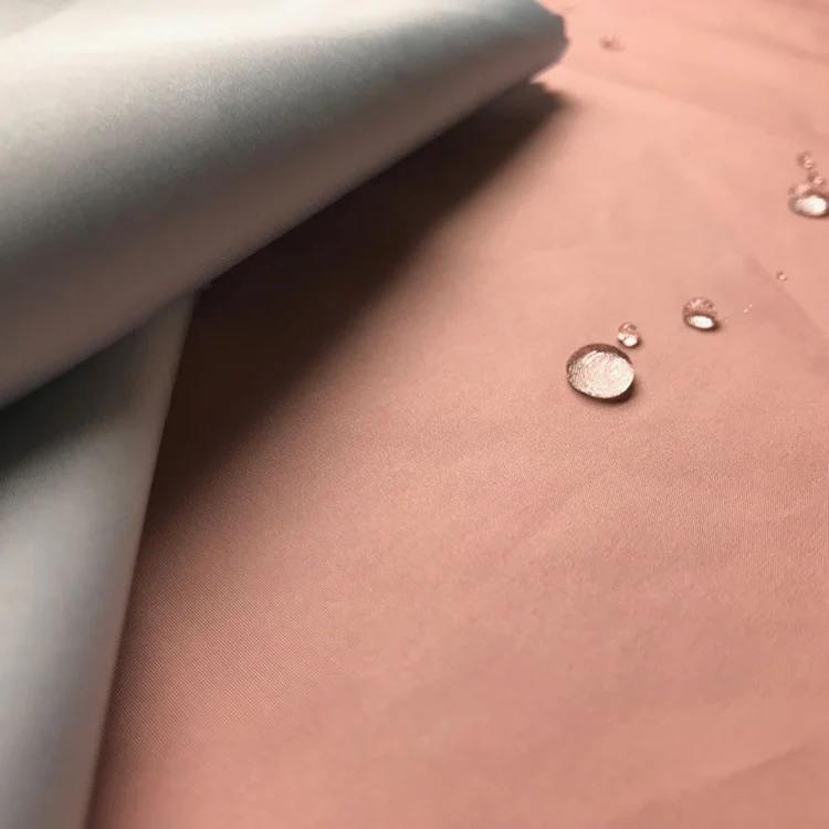 50D Plain High Density Polyester Poly Fabric Dewspo Fabric wholesale