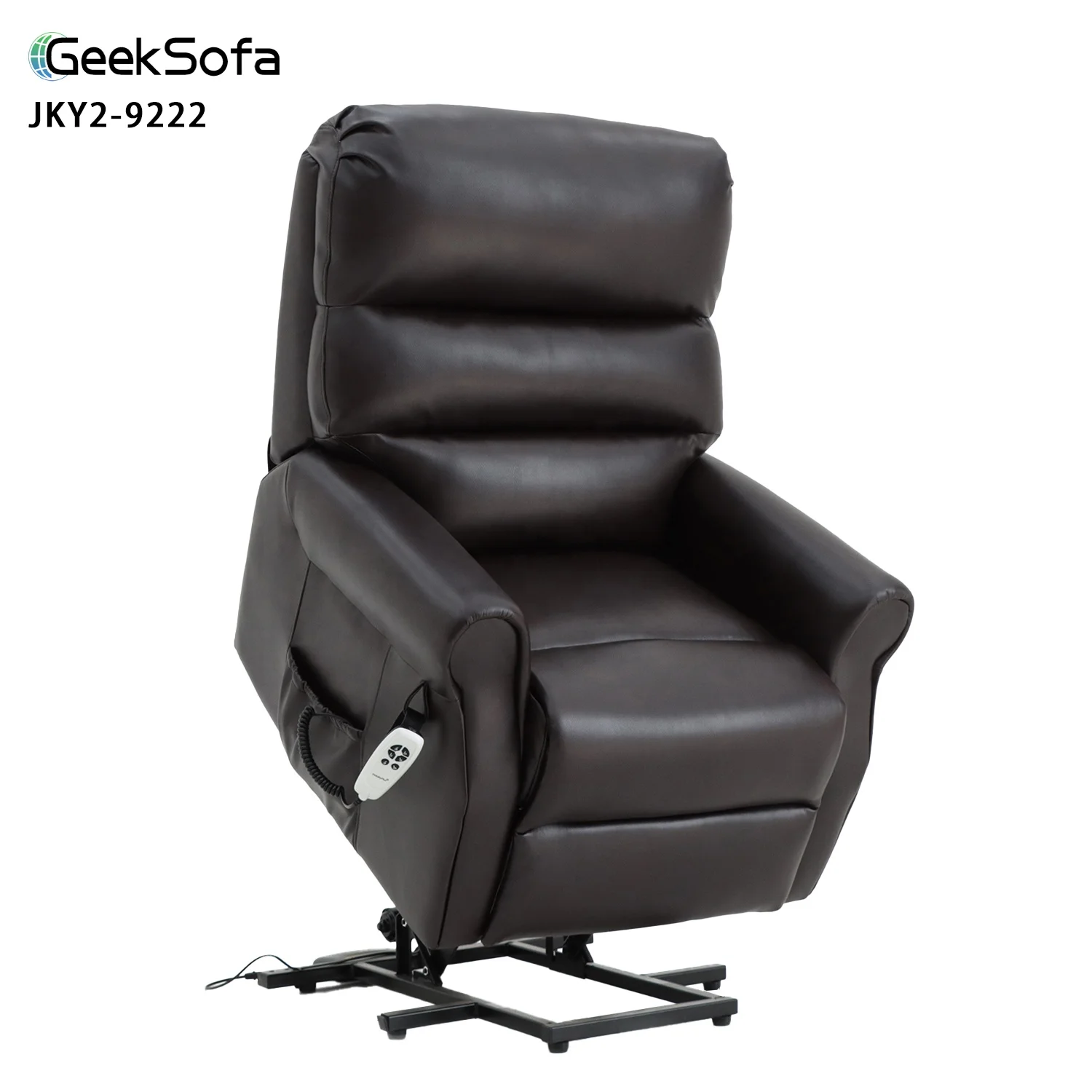 Geeksofa Factory Wholesale Modern Dual Motor Power Electric Medical Lift Recliner Chair with Massage and Heat for The Elderly