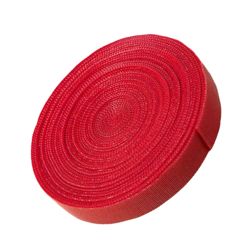 Premium-Quality Eco-Friendly plastic injection Black 10mm 25yards back to back adjustable reusable Hook and Loop Cable Tie