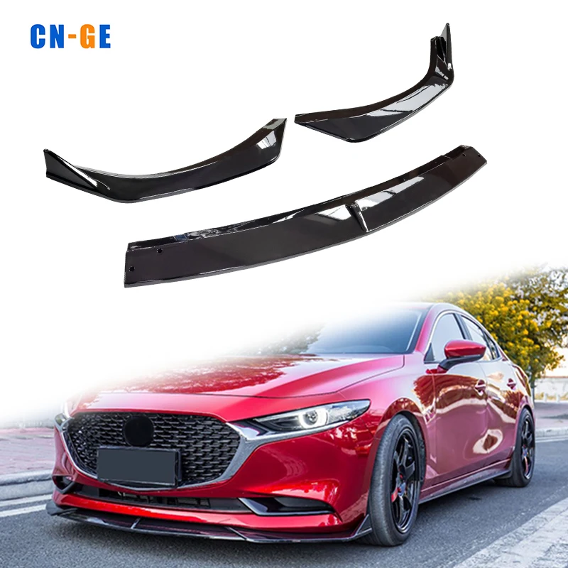 Three-Segment Front Lip Bumper Lip For Mazda 3 Axela 2020-2021 Front Shovel