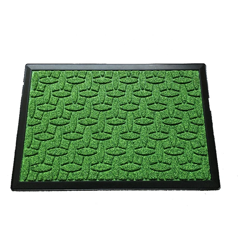 Anti slip custom soft rubber door mat doormat