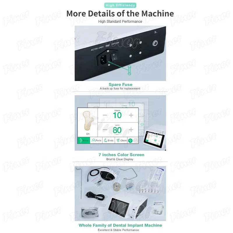 Dental Ultrasonic Piezo Bone Surgery HD touch screen ultrasonic piezo bone machine Piezosurgery