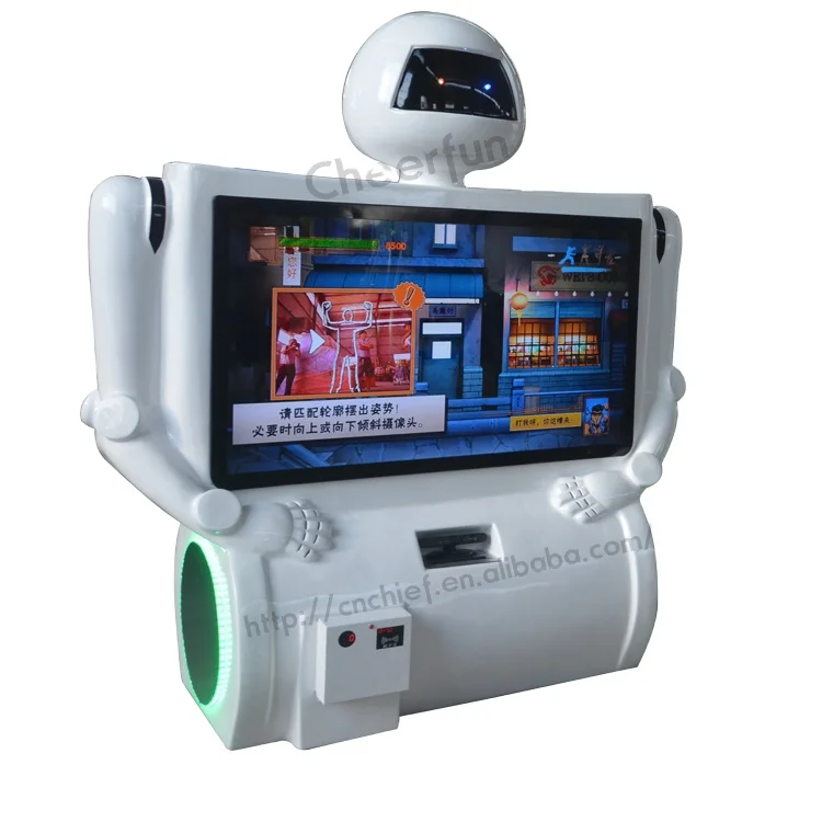New Design 3D imaging simulation interactive fighting Kung-fu Video games machine Somatosensory machine