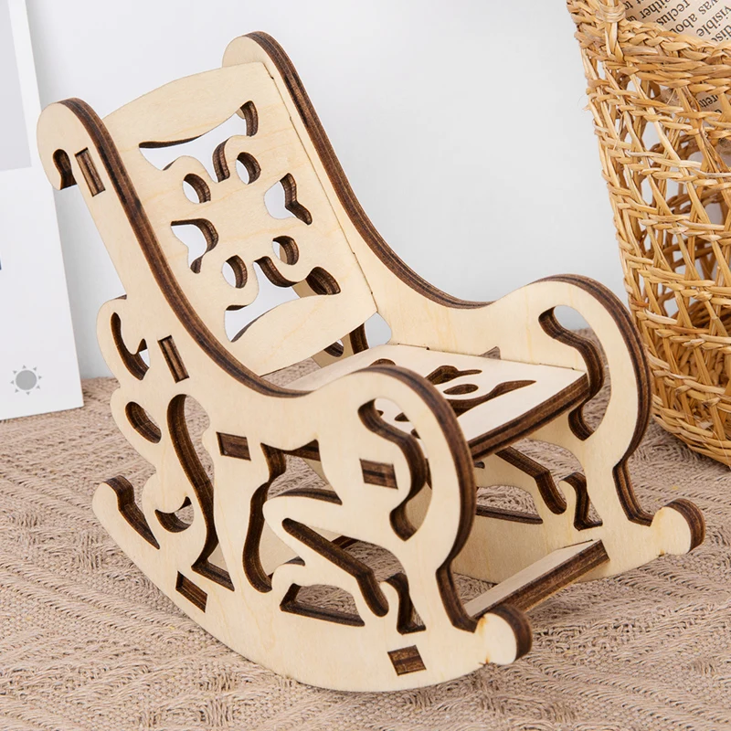 2024 hot sale DIY wooden furniture suit children  interactive assembly game high quality DIY wooden puzzle children  toys