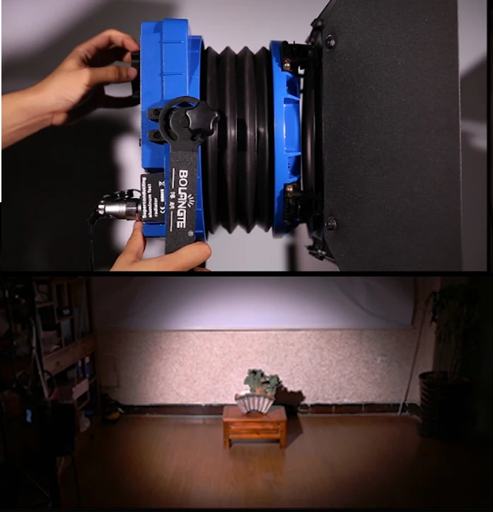 fresnel led light 150W Studio LED light spotlight  DMX control interface 1500B