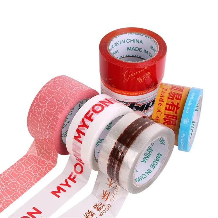 custom printing adhesive packing tapes bopp tape sealing packaging transparent tape for carton