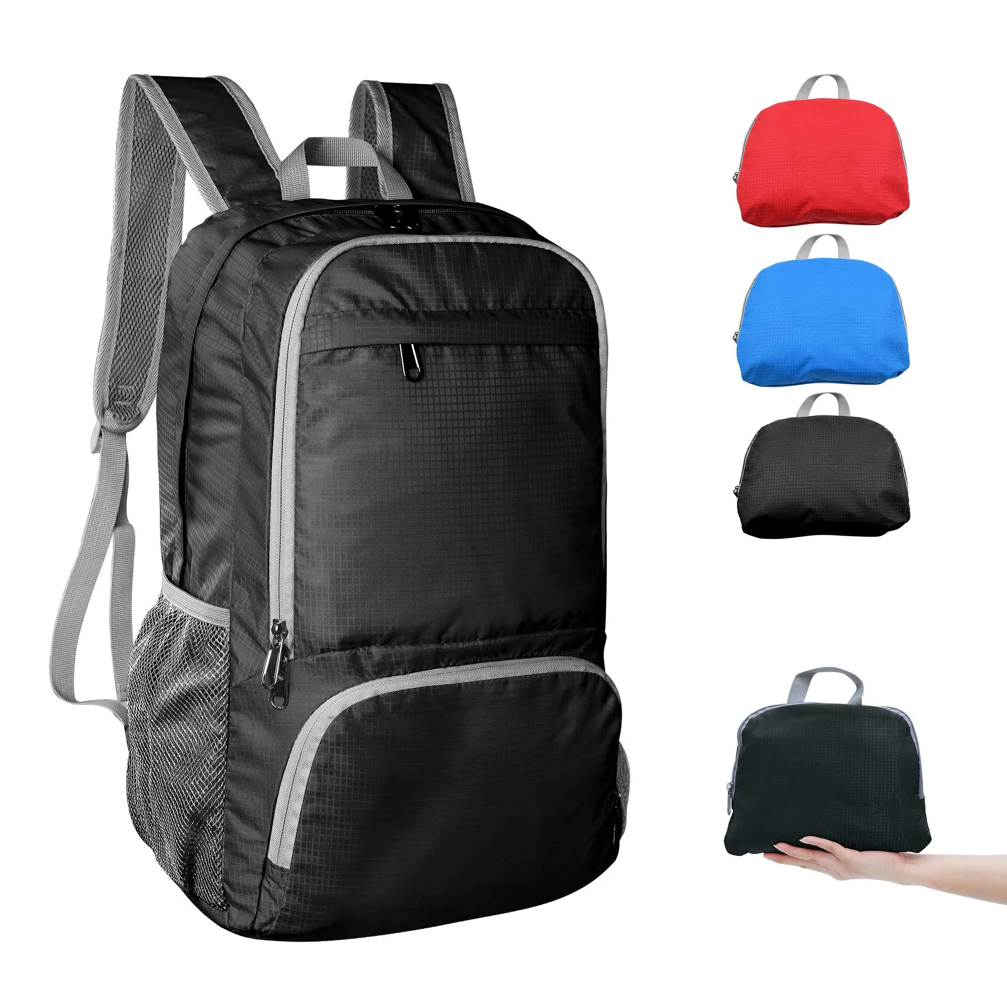 Water Resistant Rucksack Ultra Lightweight Backpack Unisex Small Daypack for Men Women Kids Outdoor Camping Mountaineering