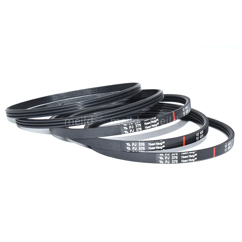 pj376 V-ribbed belt pj Rubber V-ribbed belt pj Molded V-ribbed belt