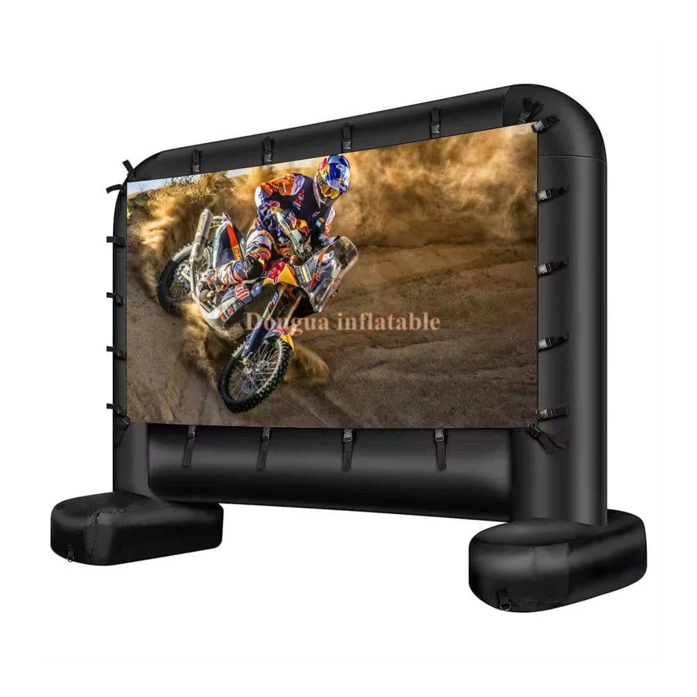 Oxford fabric inflatable cinema screen outdoor inflatable movie projector screen
