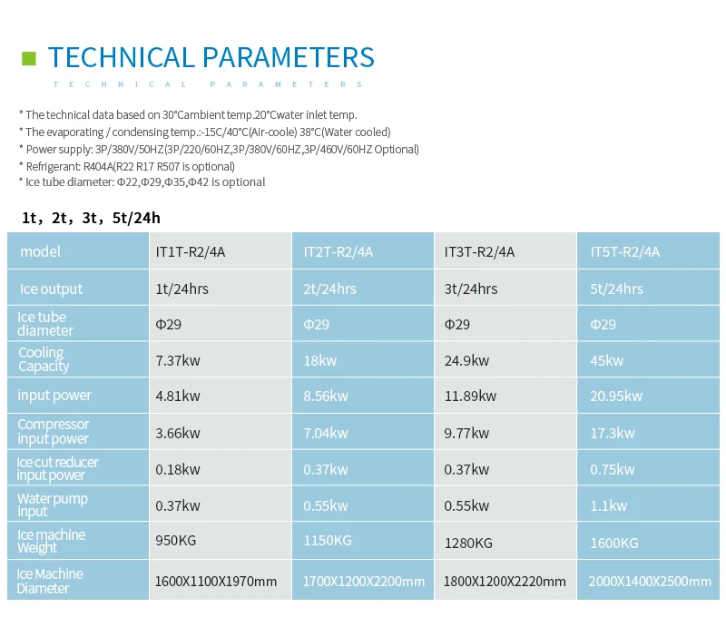 Icesta industrial commercial  tube ice machine 2ton 10 ton price 