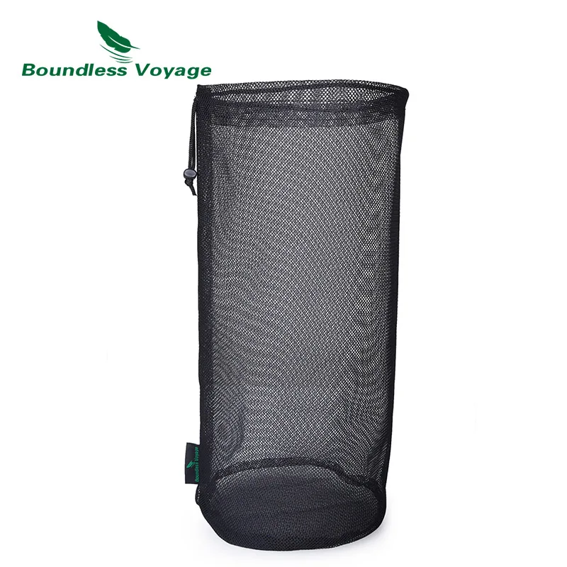 Boundless Voyage drawstring Round bottom drawstring nylon mesh  net bag for packaging