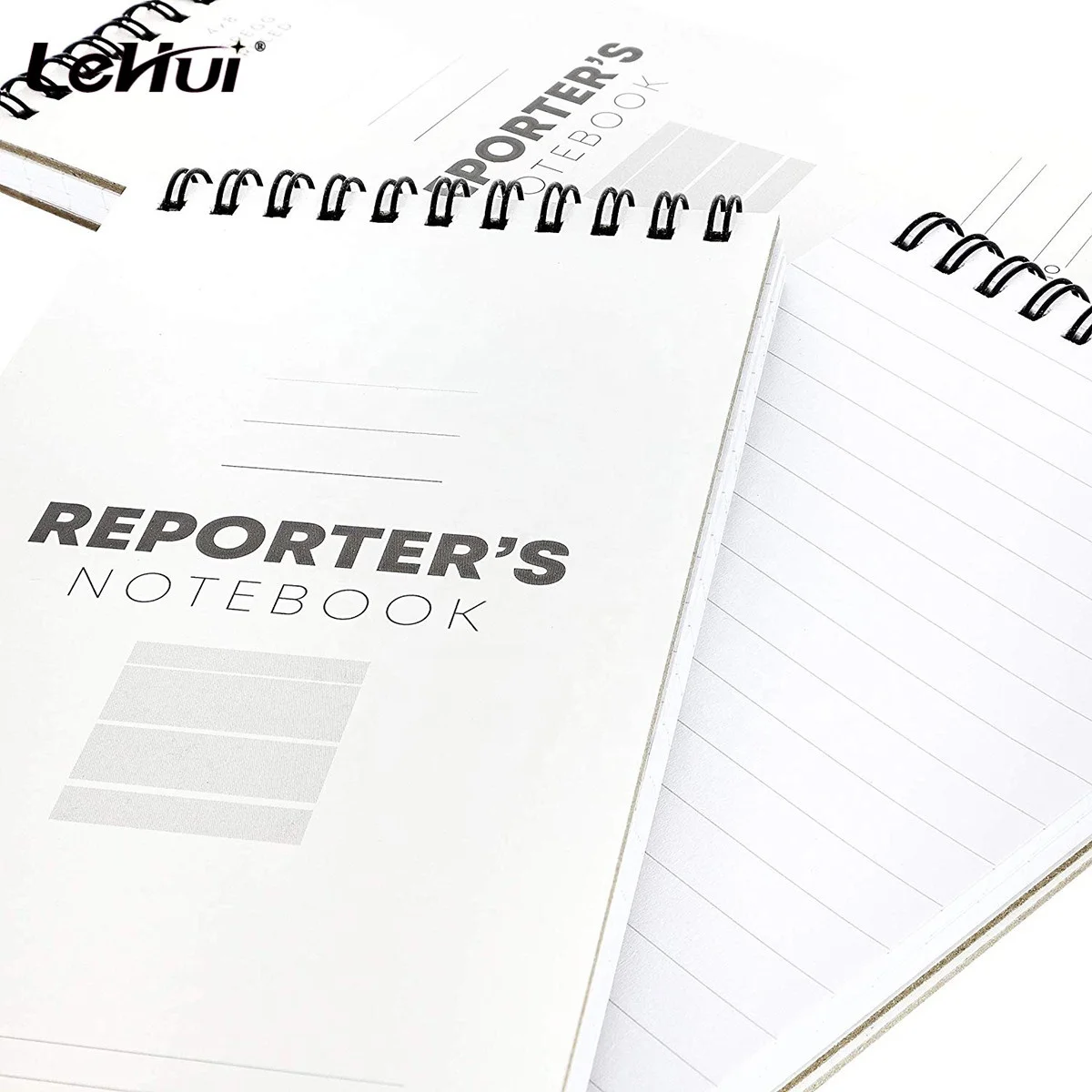 Make Your Own Design 12 Pack 8 x 4 Inch 140 Pages Book Pocket Spiral Memo Pad Notebook Journal