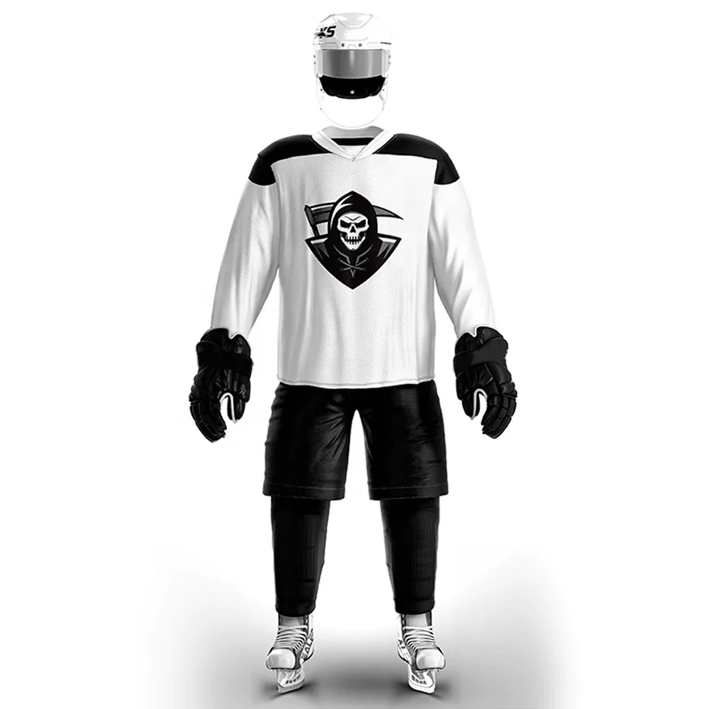 Горячая Распродажа 2022 Новое поступление униформа для хоккея с шайбой индивидуальный логотип 100% полиэстер