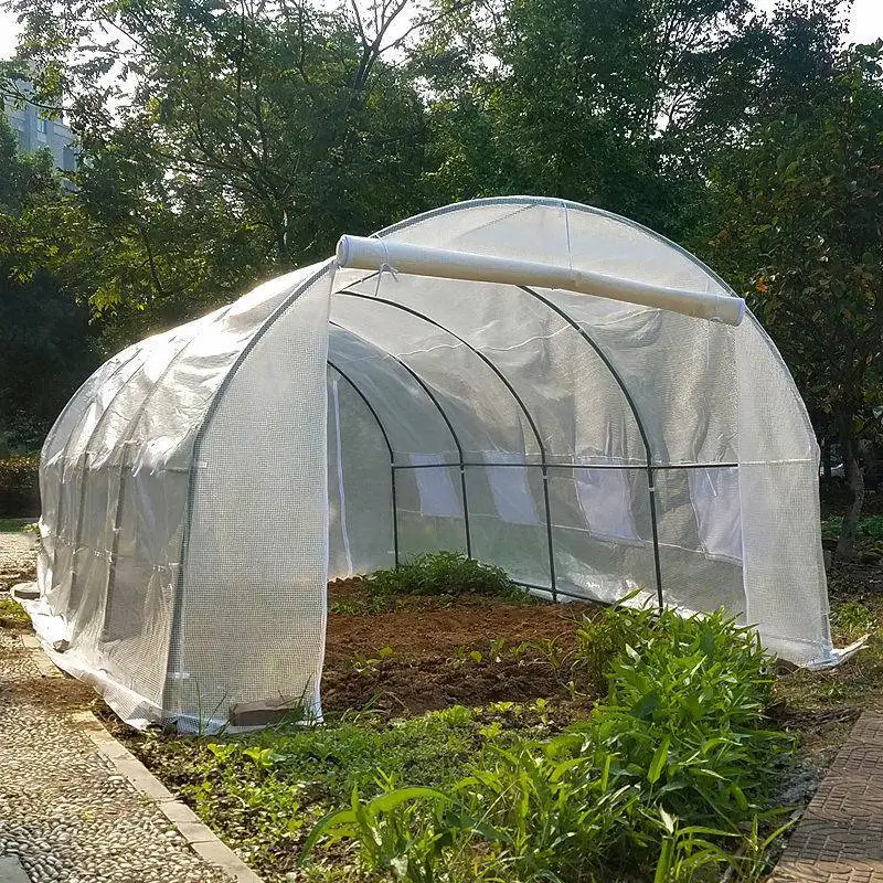 For Commercial 6 M, X 6M 2 Side Mesh Windows Waterproof Multic Function Garden Tunnel Venlo Type Greenhouse/