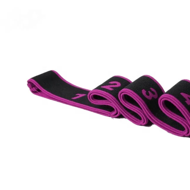 wholesale high quality 4cm colors exercise elastic band for pilates for yoga exercise