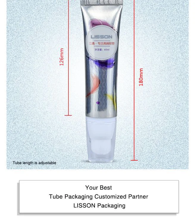 60ml OEM Custom Makeup Skincare Tube Cosmetic Facial Mask Tube Packaging with Applicator Brush