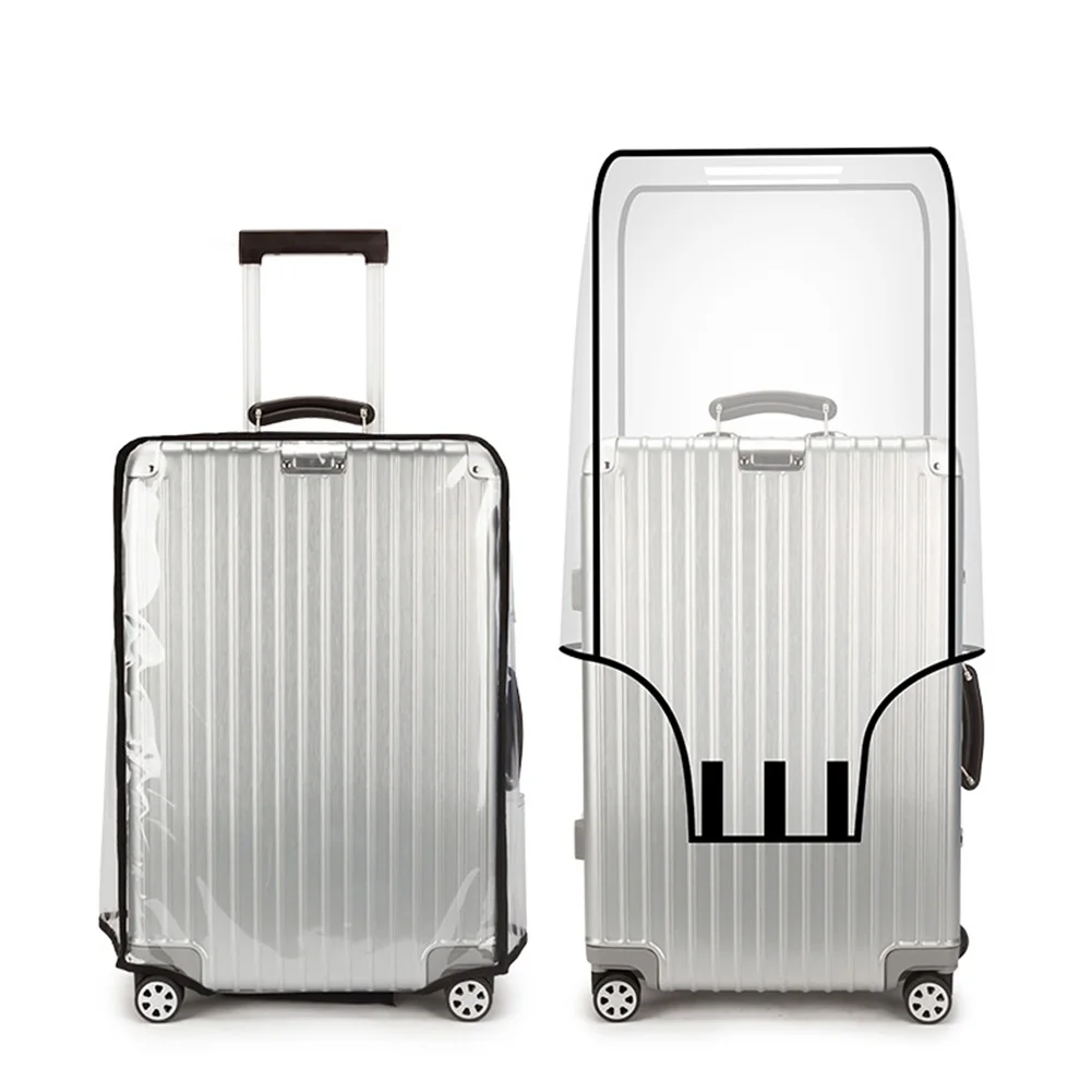 Wholesale Clear PVC trolley Suitcase Protectors 30 Inch, Luggage Cover Protectors suitcase dust cover for Wheeled Suitcase /