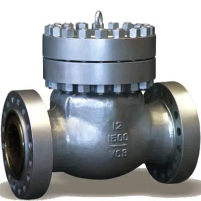 BS cast iron swing check valve with lever weight