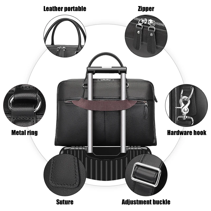 Fashion genuine leather casual leather weekender travel leather bags for weekender duffel duffle man bag