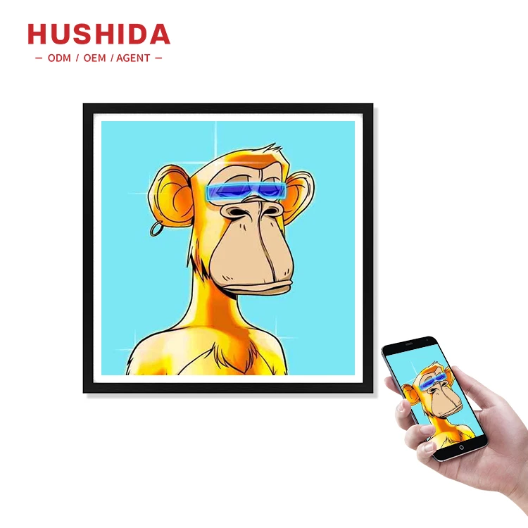 Дешевая цифровая видеоигра на базе android художественная рамка от производителя экран nft дисплея для