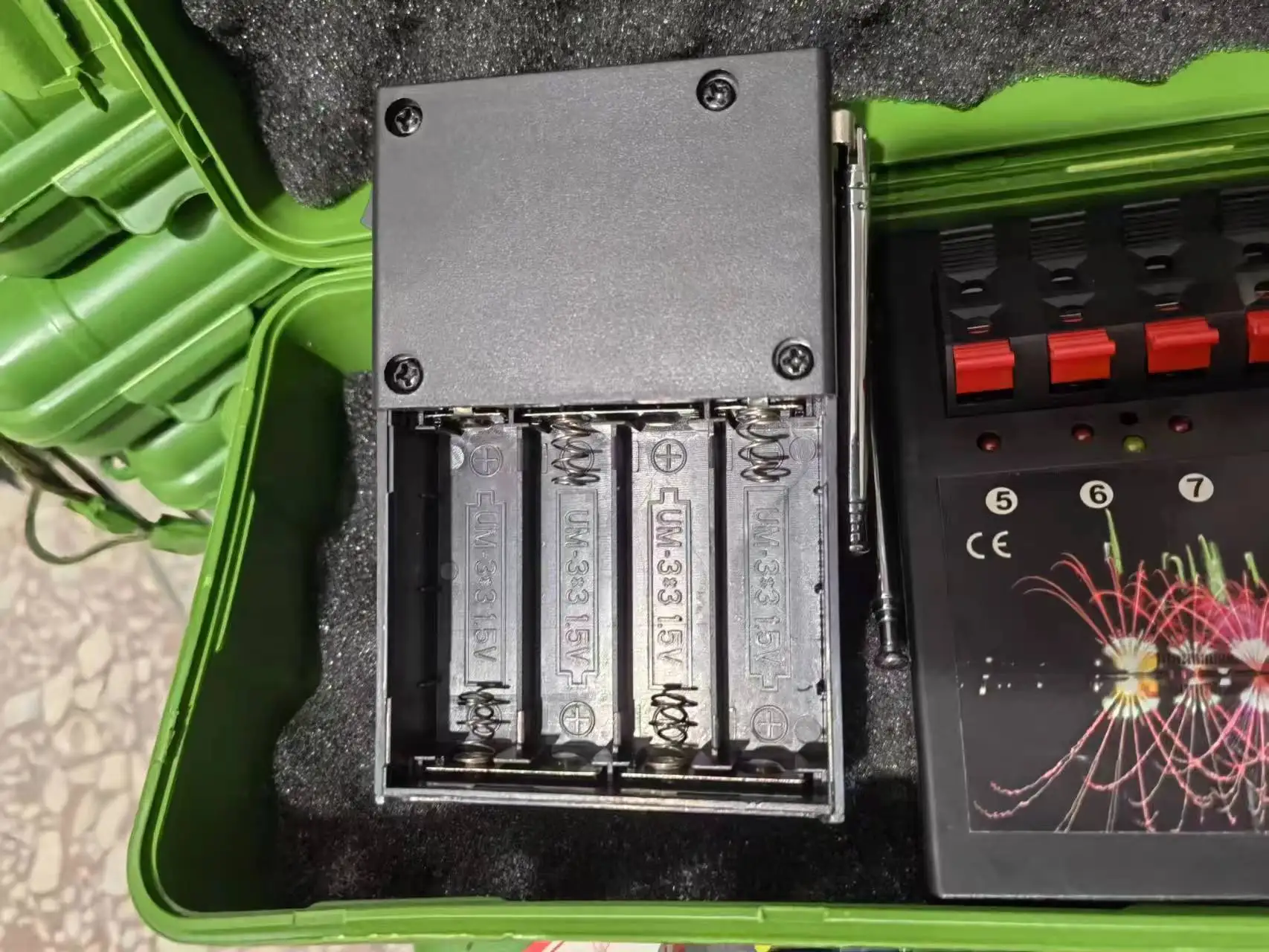 wireless remote control cold flame fireworks firing system firing device for Christmas fireworks show