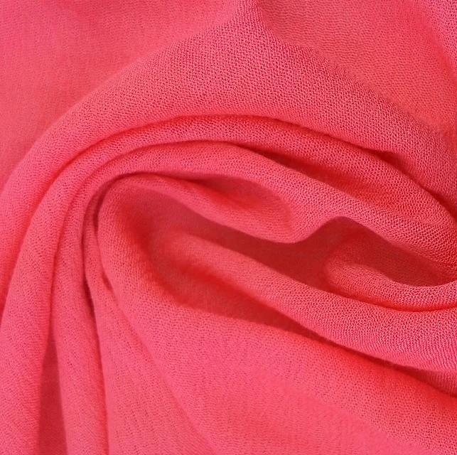 Over 20 years experience rayon 30*30 korean  crepe woven dyed fabric keqiao  china wholesale fabric