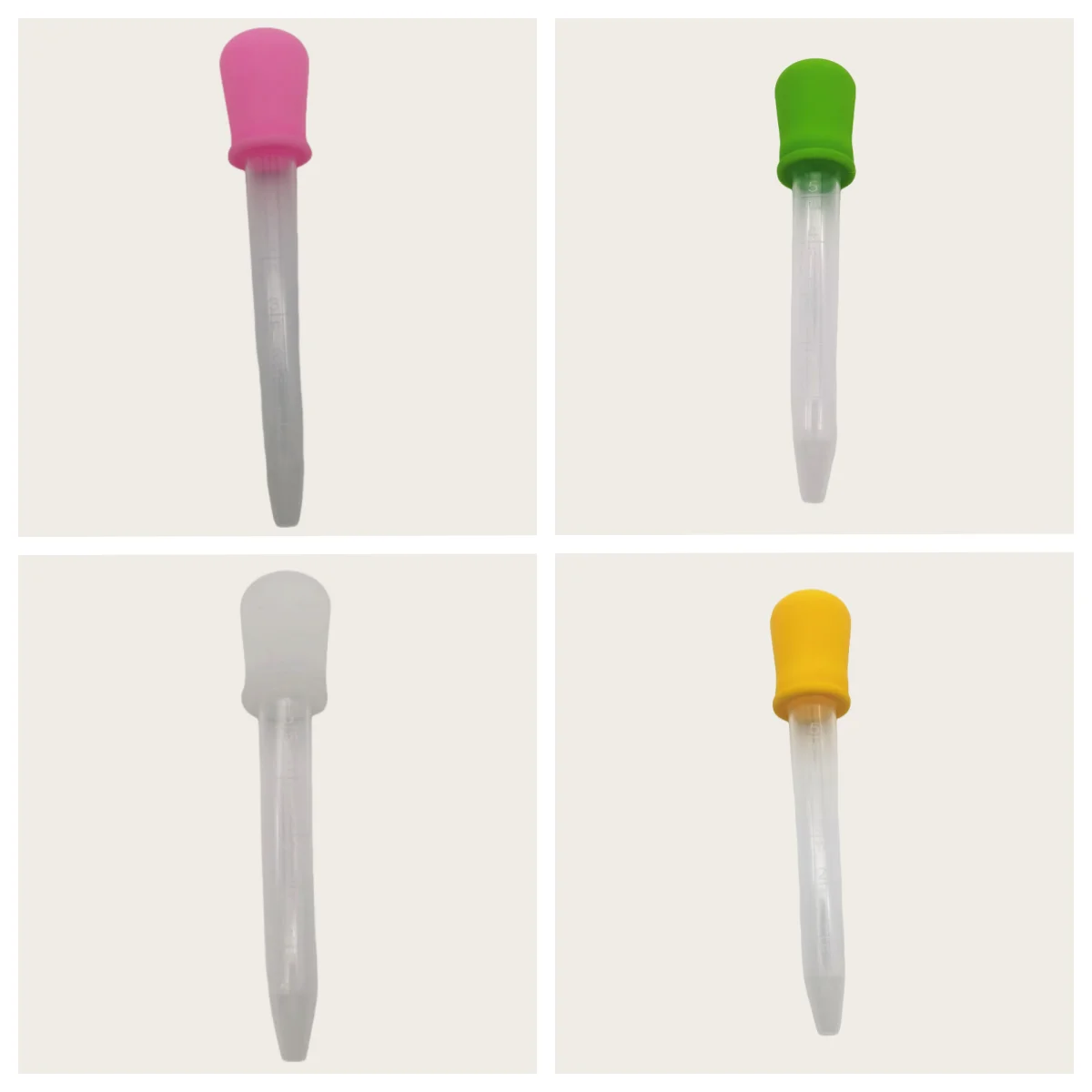 Food Grade Silicone Pipette Liquid and PP Plastic Baby feeder Liquid Food Dropper  Silicone