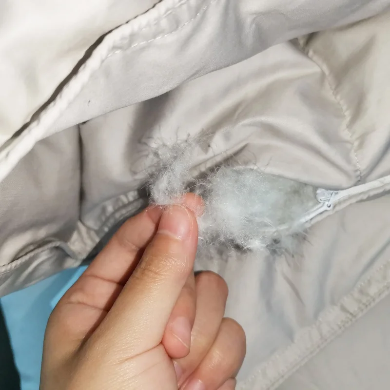 Down feather filled duvet Customized size Synthetic Fiber Goose Down Duck Down Filled Duvet Comforter Quilt