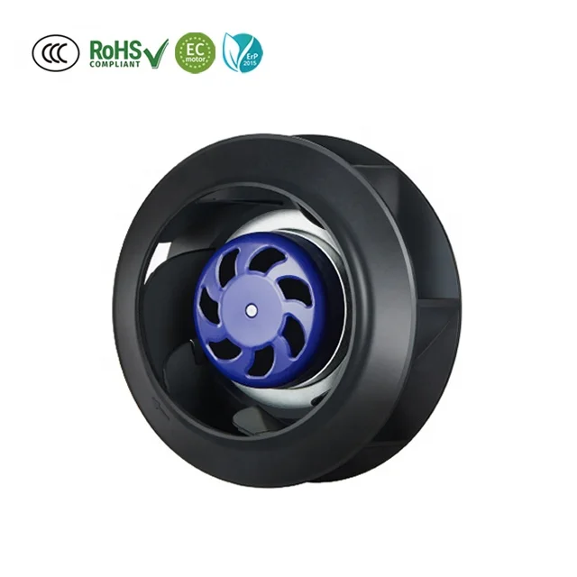 Manufacturer oem PA6+GF ec backward curved centrifugal fans with CCC