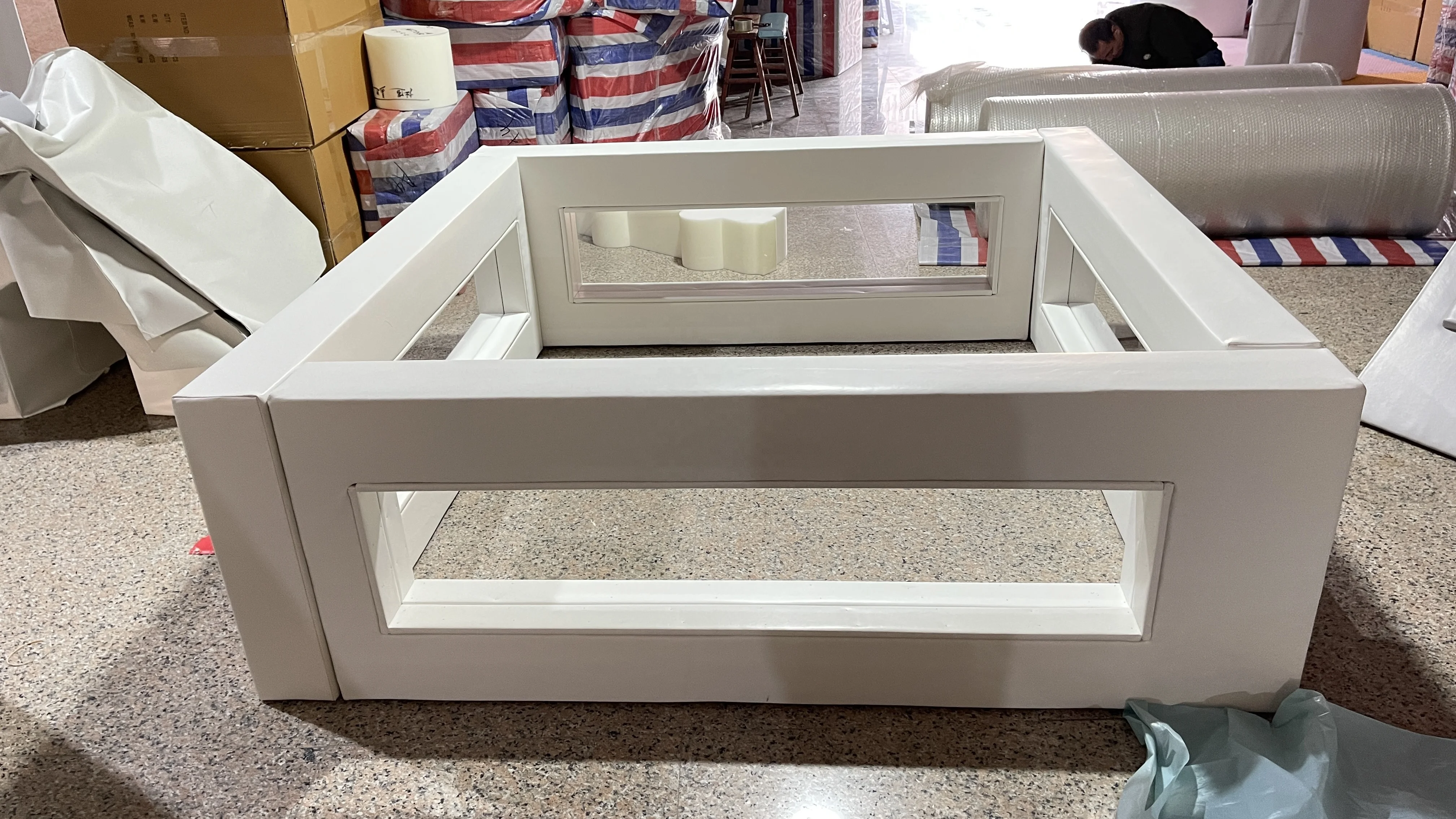 Popular white clear ball pit kids indoor outdoor celebrating party white ball pit  rental round baby ball pit