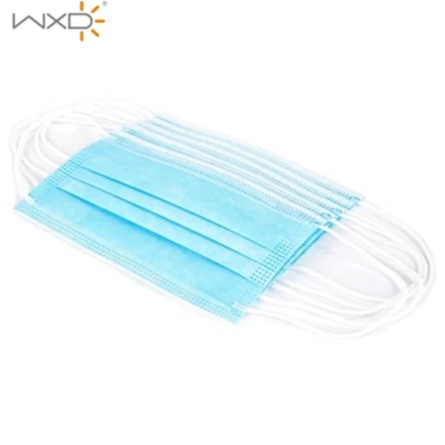 
Fast Delivery In Stock Disposable Protective Face Mask light Earloop type 