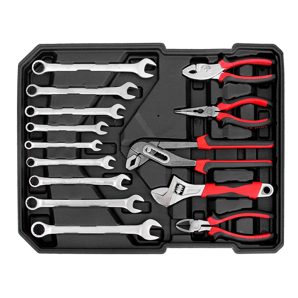
186pcs Professional Tools Set with Strong Aluminum Suitcase 186 Pcs Hand Tool Set Auto Mechanic Workshop Tools Box Set 
