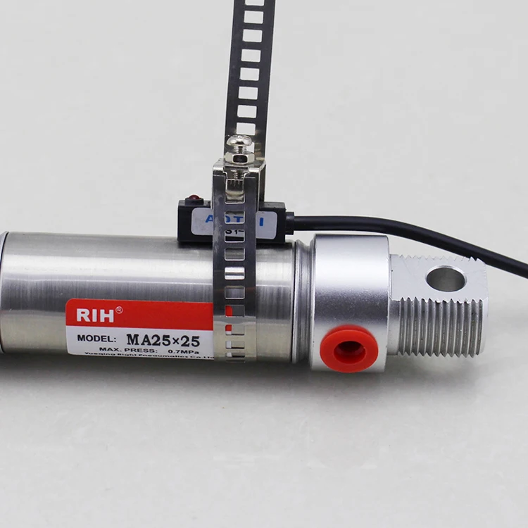 
MA series Double Acting Stainless Steel Small Air Piston Pneumatic Air Cylinder 