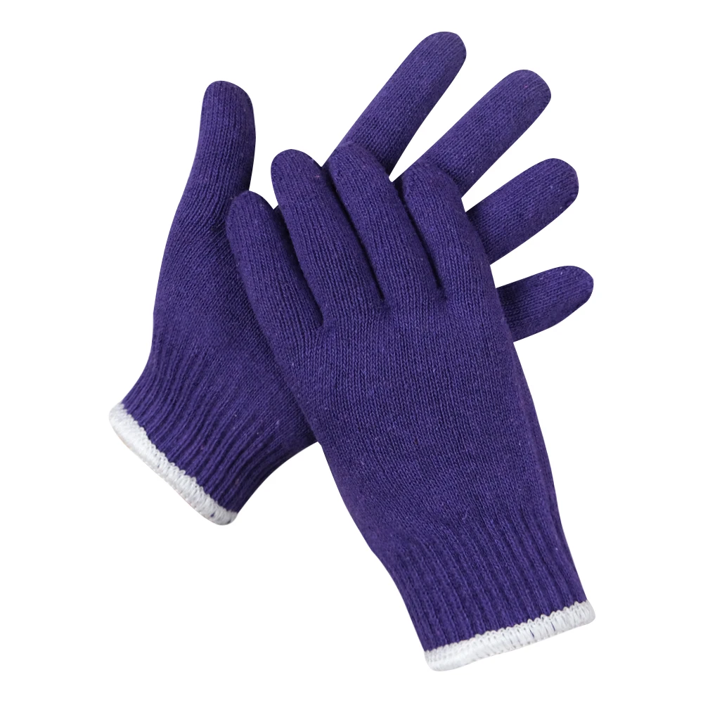 Hot Sale Pure Color Lady Women Cheap Winter Knitted Cotton Gloves For General Purposes