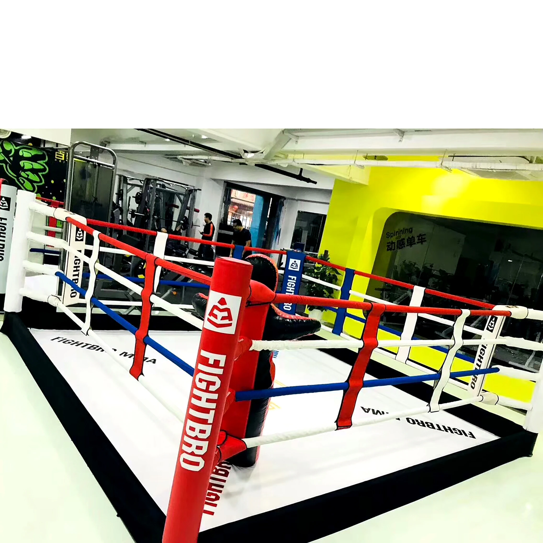 Fightbro Профессиональный официальный выпуск пол боксерский ринг со своим логотипом в