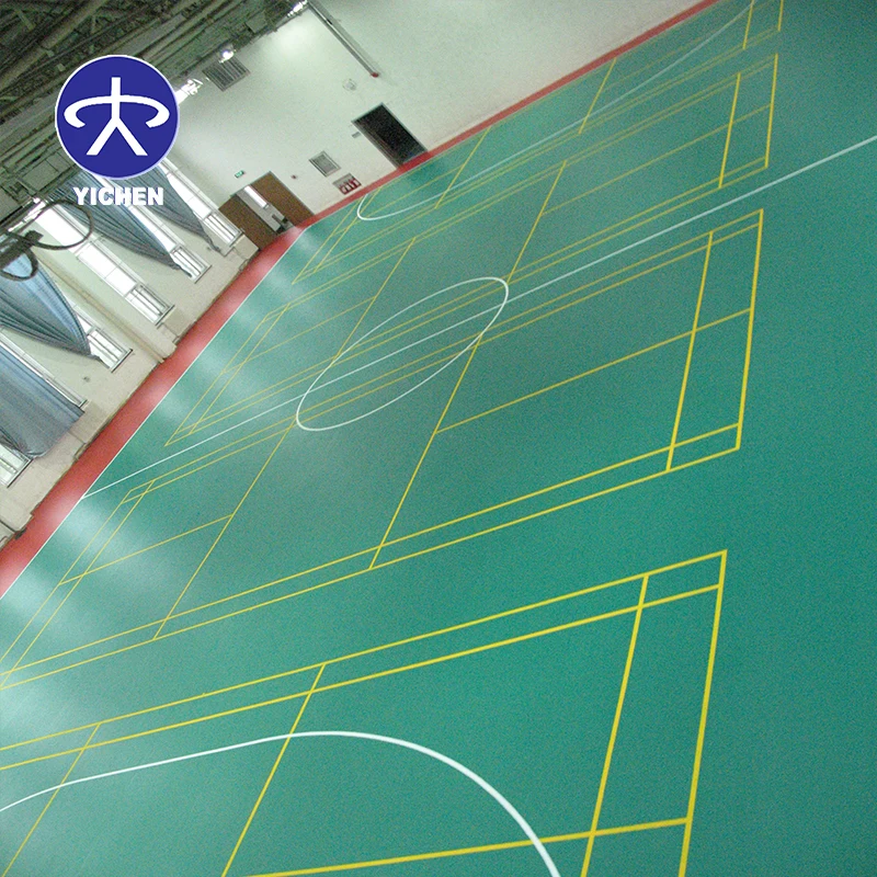 Basketball court sports floor