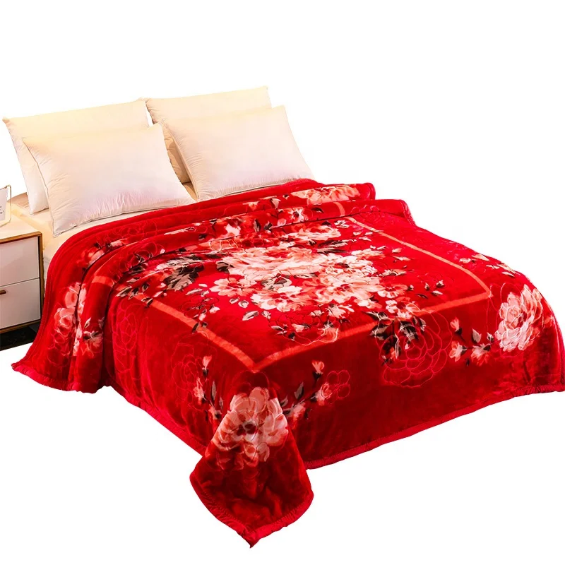 Лидер продаж на Amazon, Фланелевое Флисовое одеяло из 100% полиэстера, зимнее одеяло с цветочным принтом