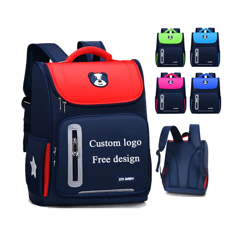 Wholesale Custom High Quality Primary School Backpacks Waterproof School Bags For Boys And Girls